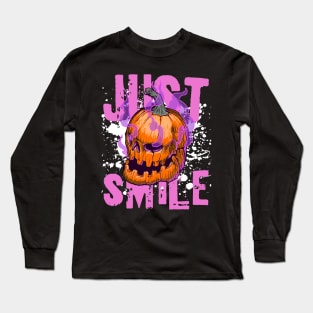 Smiley pumpkin Long Sleeve T-Shirt